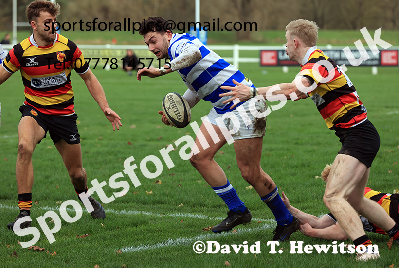 Tynedale v Harrogate, Tynedale Park, Corbridge.   Photo: David T. Hewitson/Sports for All Pics